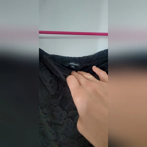 Ambiance off shoulder mini dress size medium - Picture 2 of 6